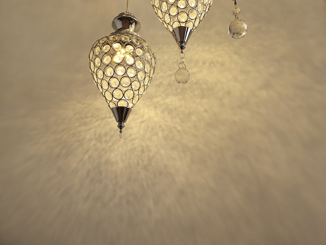 Photo Textured Fabric Pendant Lighting